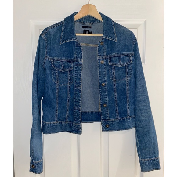 Gap Crop Denim Jacket - Picture 1 of 2